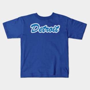 Football Fan of Detroit Kids T-Shirt